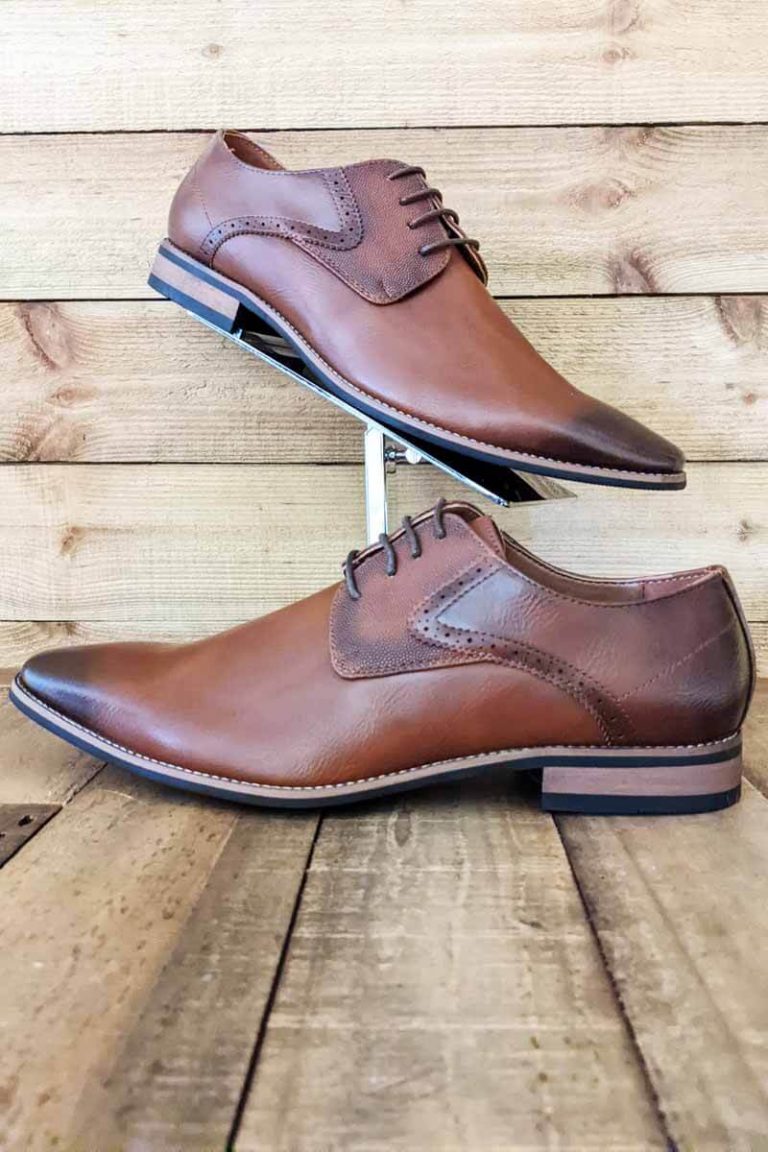 marcozzi prague tan lace up shoe