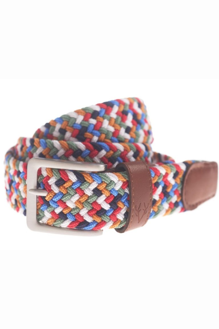 Vedoneire Mens Stretch Braided Belt | Beach