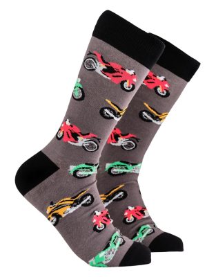 Soctopus Mens Socks Motorbike Va Va Voom