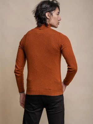 Cavani Kyle Half Zip Knit | Rustic