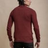 Cavani Kyle Half Zip Knit | Wine