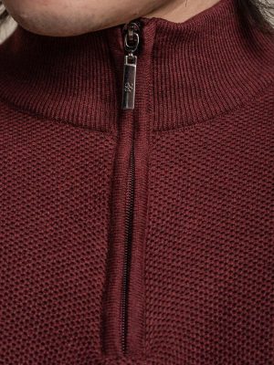 Cavani Kyle Half Zip Knit | Wine