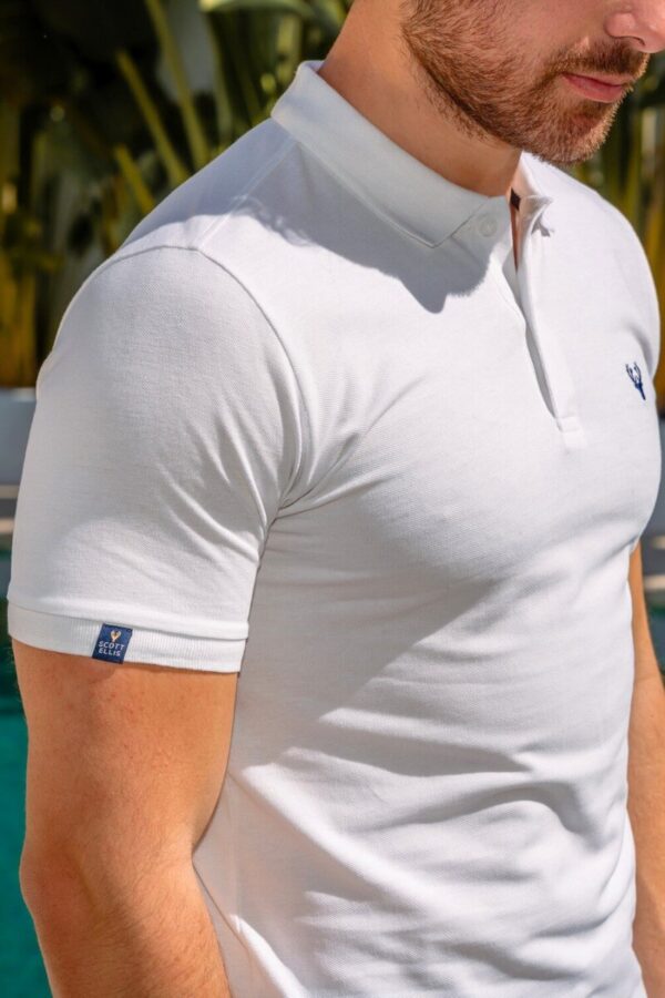 Scott Ellis Marco Classic Polo Shirt | Snow White
